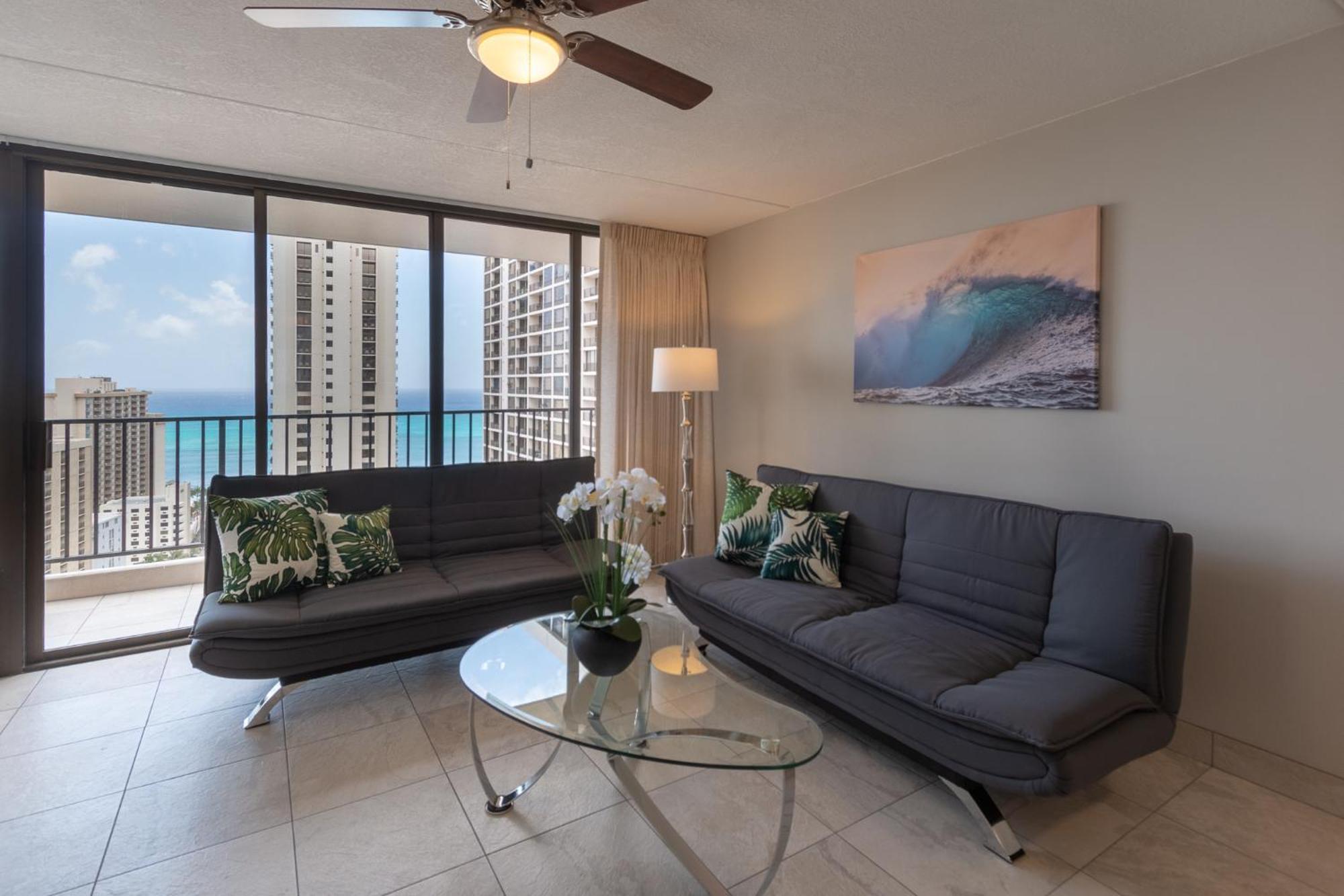 High Level Ocean View Corner With Free Parking Apartment Honolulu